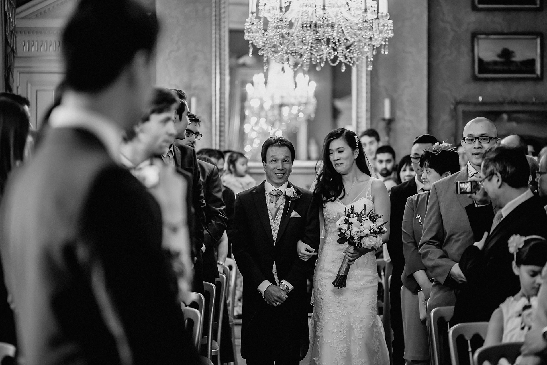 comng down the aisle with dad