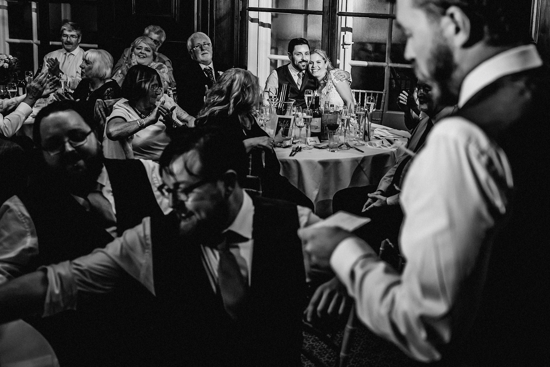 lovely photo of the bride and groom