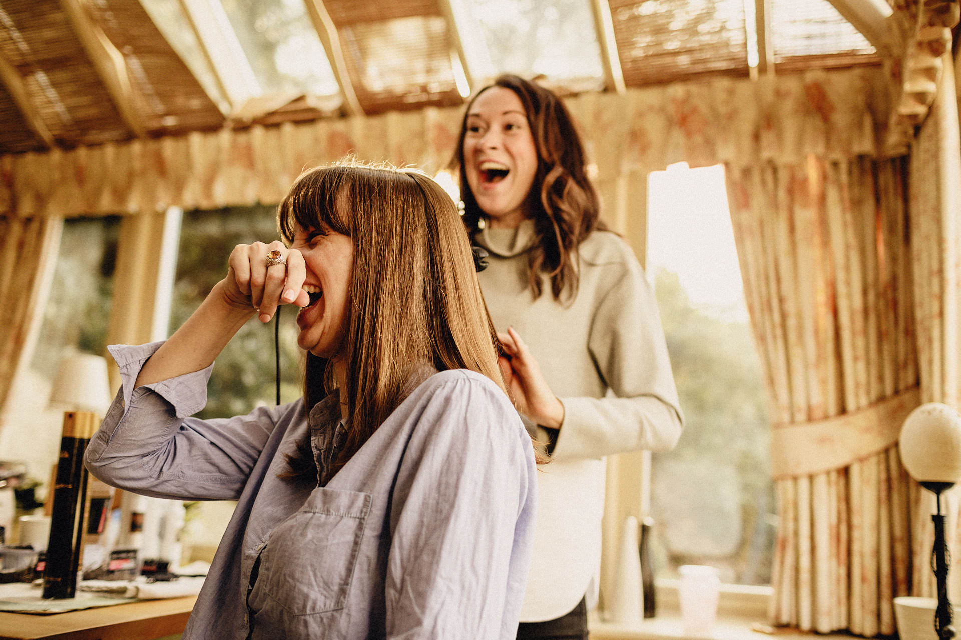 hairdressing at wedding