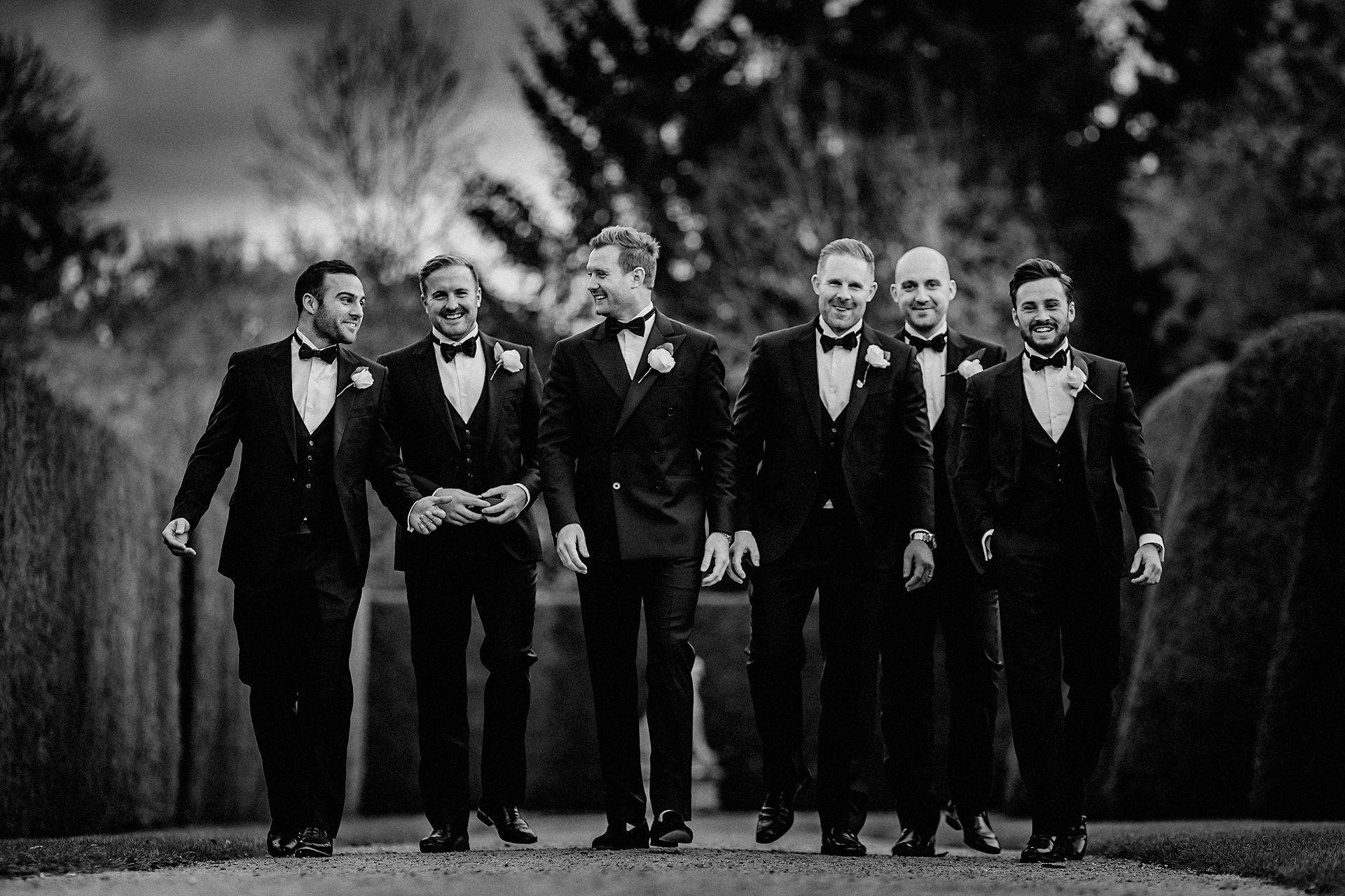 groomsmen and best man
