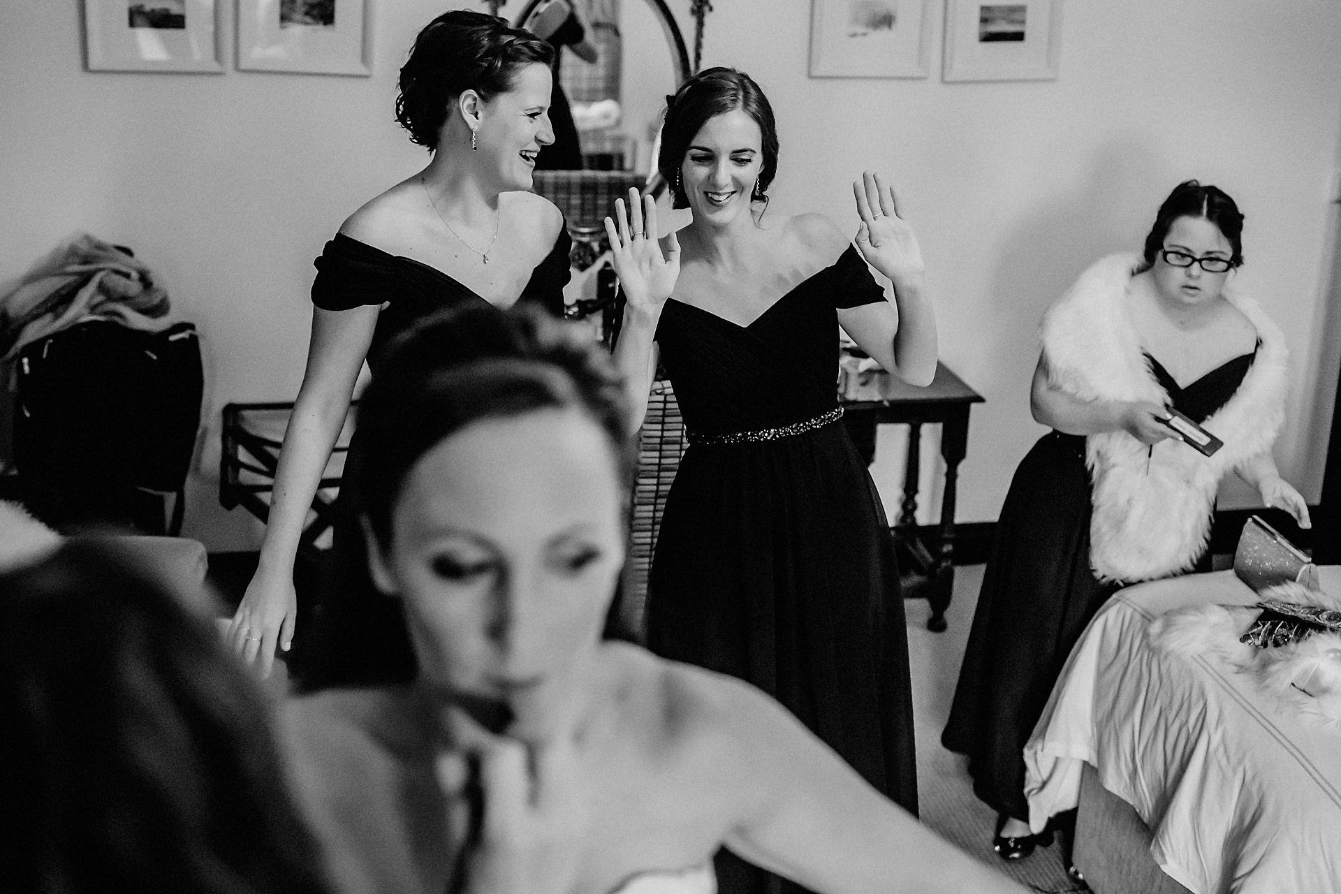 bridal preparations for the wedding