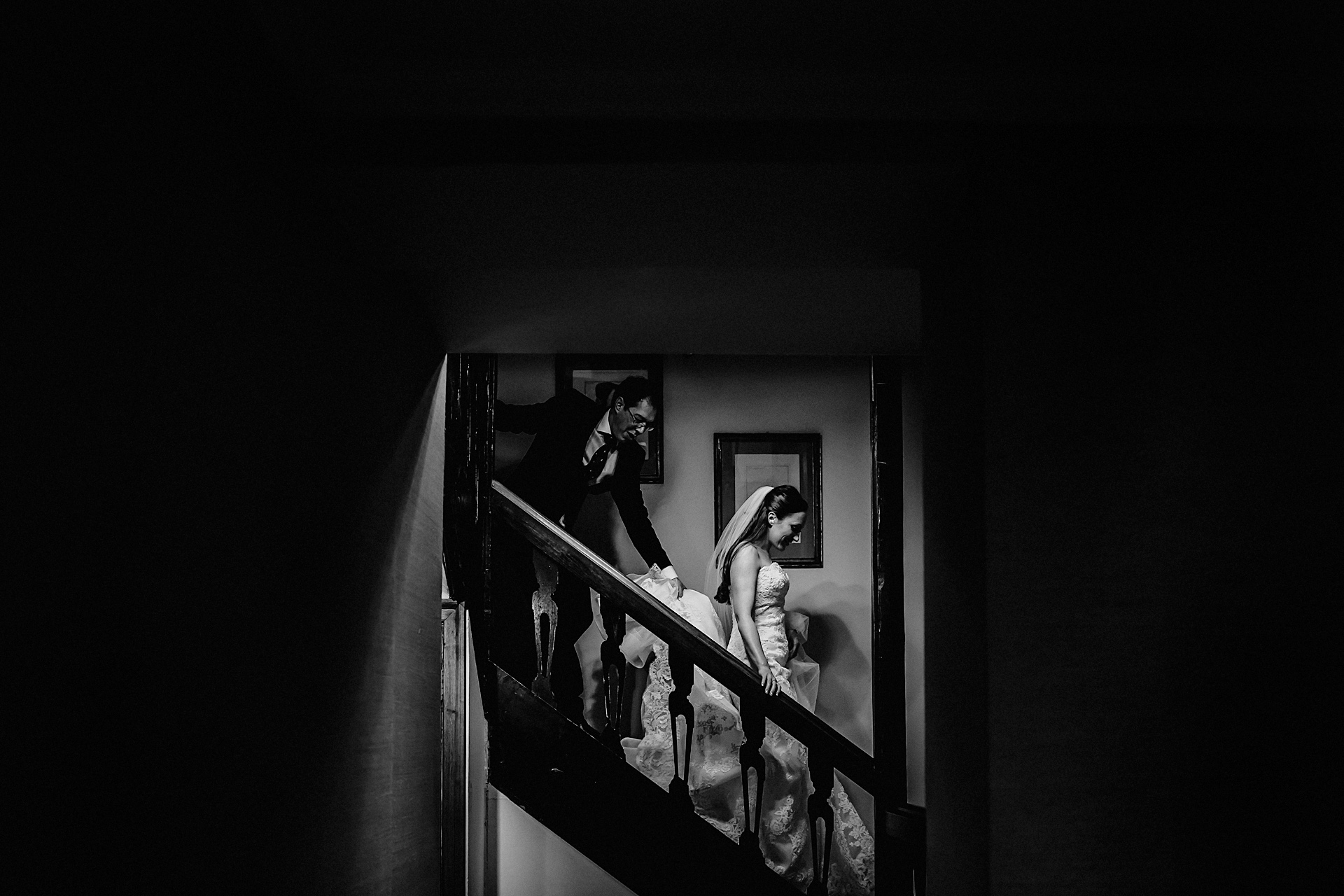 arrival of sarah for the nuptials